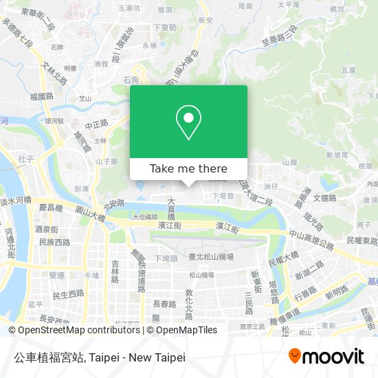 公車植福宮站 map