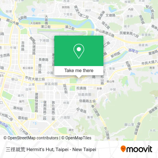 三徑就荒 Hermit's Hut map