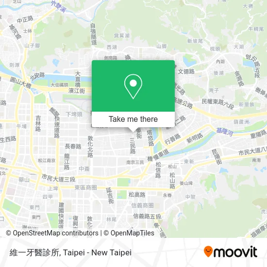 維一牙醫診所地圖