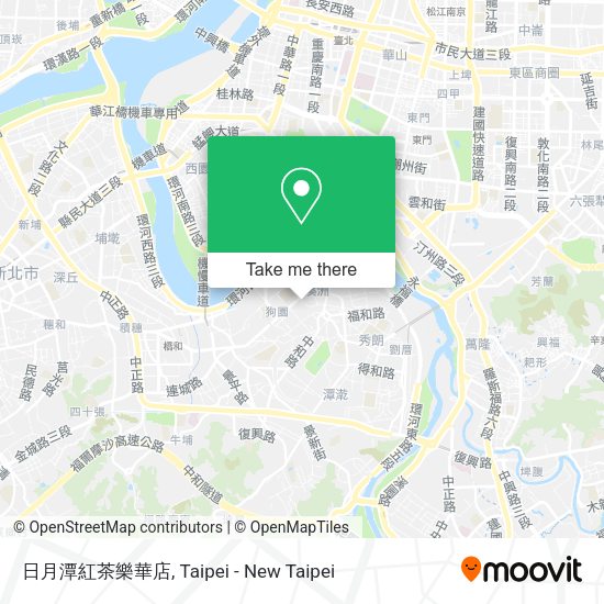 日月潭紅茶樂華店地圖