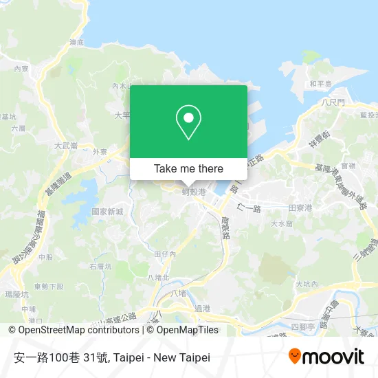 安一路100巷 31號地圖