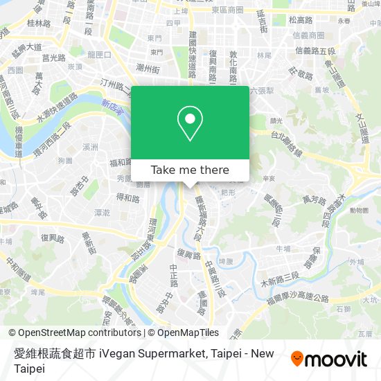 愛維根蔬食超市 iVegan Supermarket map