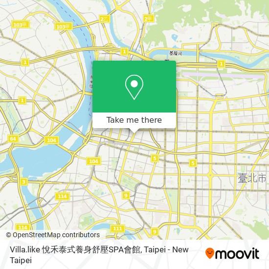 Villa.like 悅禾泰式養身舒壓SPA會館 map