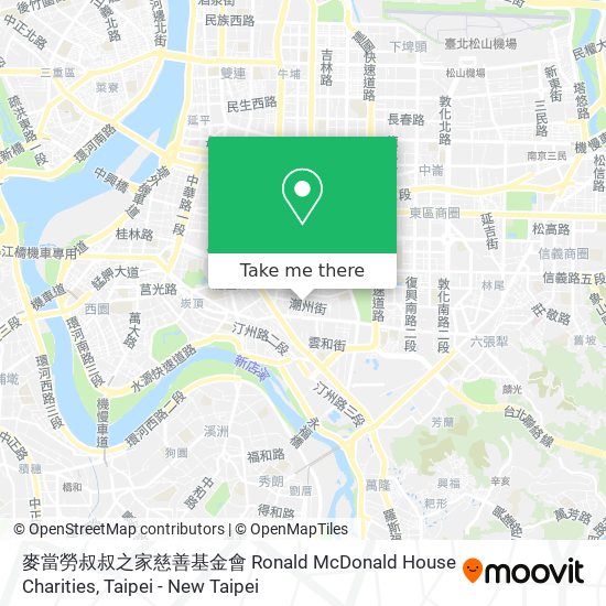 麥當勞叔叔之家慈善基金會 Ronald McDonald House Charities map