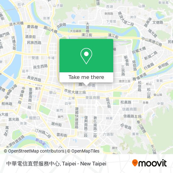 中華電信直營服務中心 map