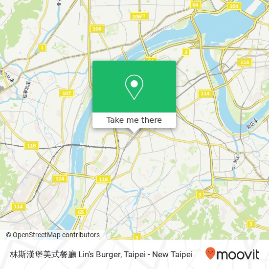 林斯漢堡美式餐廳 Lin's Burger map