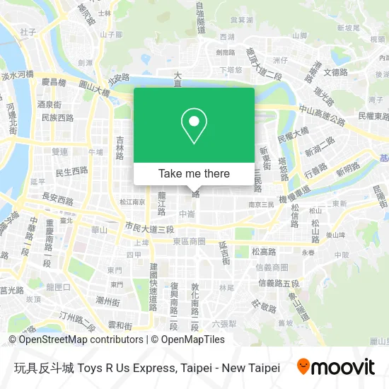 玩具反斗城 Toys R Us Express map
