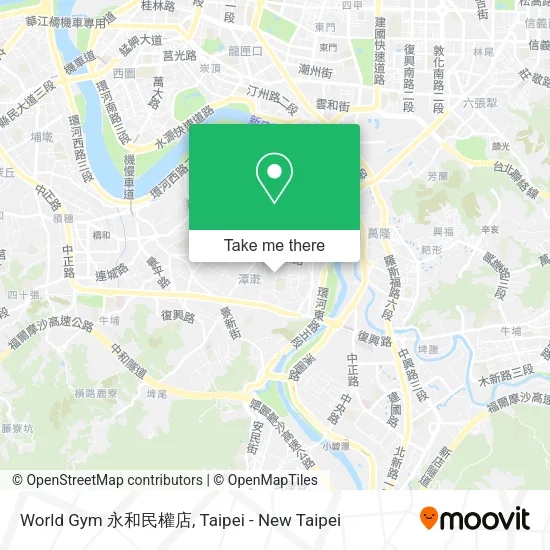 World Gym 永和民權店 map