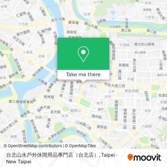 台北山水戶外休閒用品專門店（台北店） map