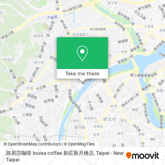 路易莎咖啡 louisa coffee 新莊新月橋店 map