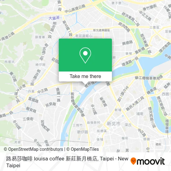 路易莎咖啡 louisa coffee 新莊新月橋店地圖