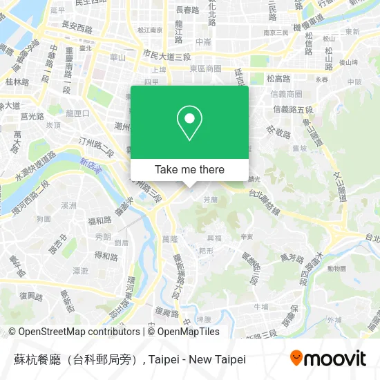 蘇杭餐廳（台科郵局旁）地圖