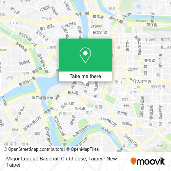 Major League Baseball Clubhouse map