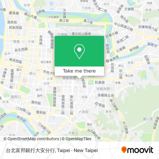 台北富邦銀行大安分行 map