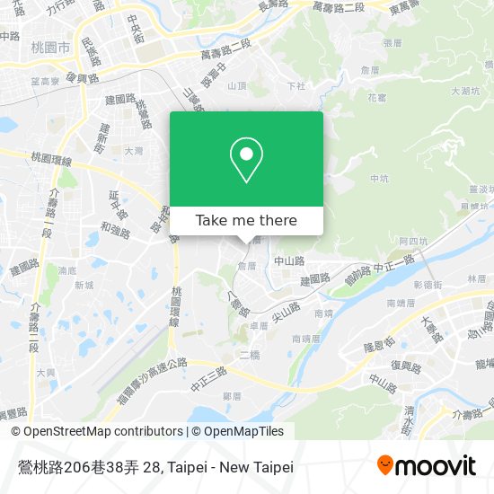 鶯桃路206巷38弄 28地圖