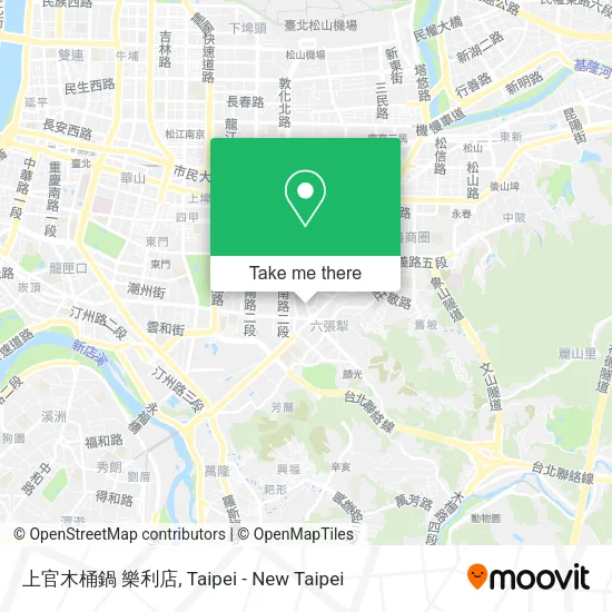 上官木桶鍋 樂利店地圖