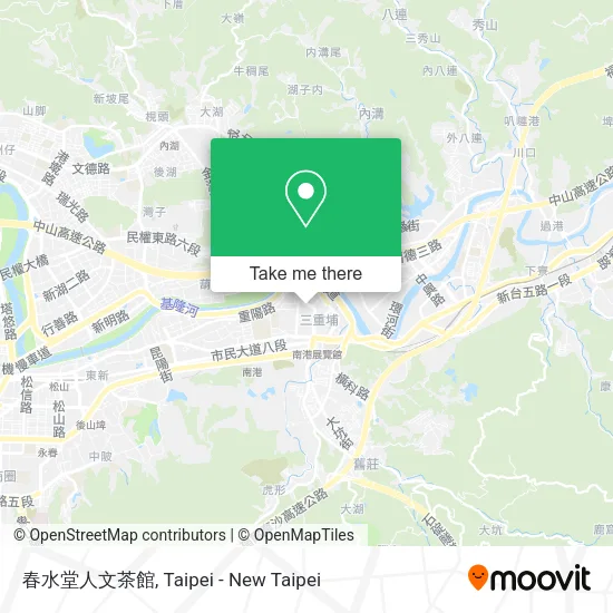 春水堂人文茶館地圖