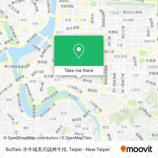 Buffalo 水牛城美式碳烤牛排地圖