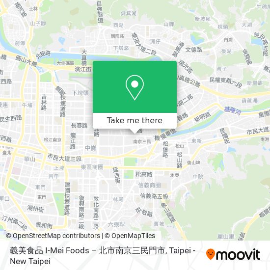 義美食品 I-Mei Foods – 北市南京三民門市 map