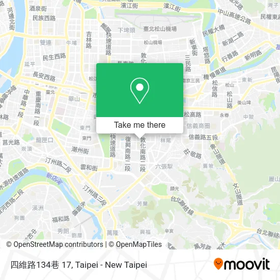 四維路134巷 17 map