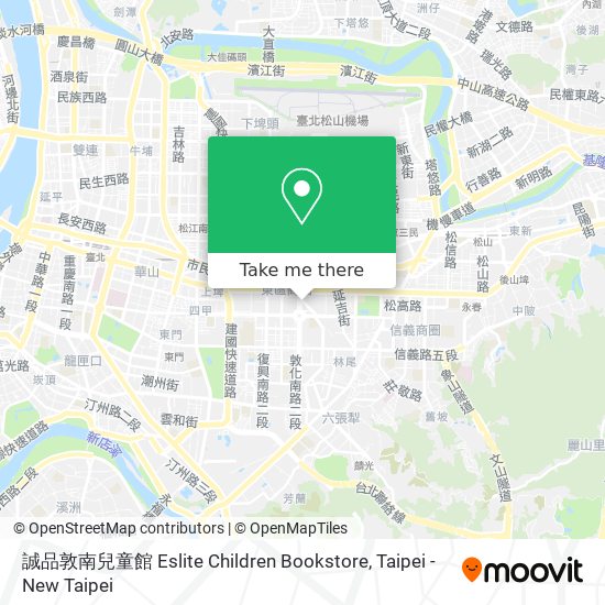 誠品敦南兒童館 Eslite Children Bookstore map