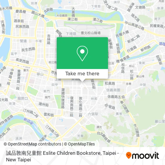 誠品敦南兒童館 Eslite Children Bookstore地圖