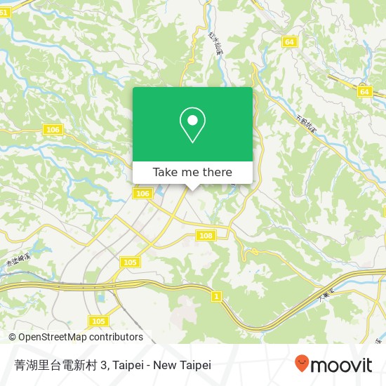 菁湖里台電新村 3 map