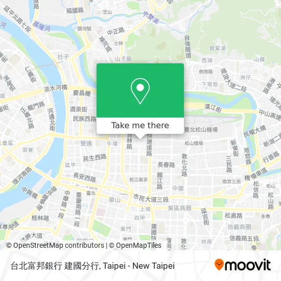 台北富邦銀行 建國分行 map