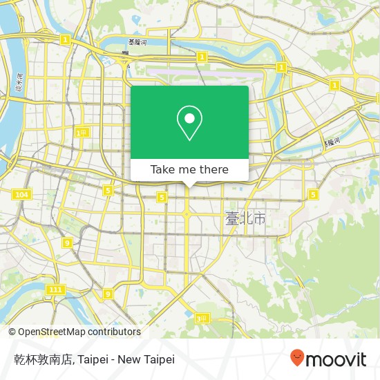 乾杯敦南店 map