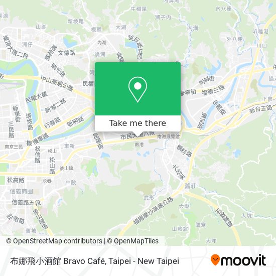 布娜飛小酒館 Bravo Café map