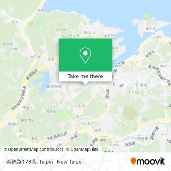 崇德路178巷地圖