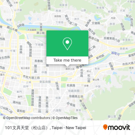 101文具天堂（松山店） map