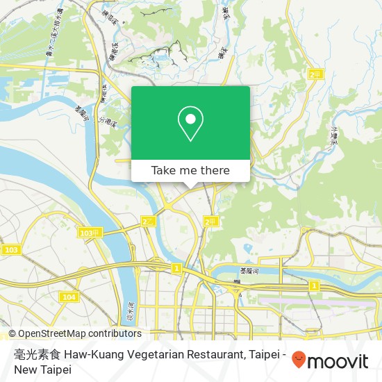 毫光素食 Haw-Kuang Vegetarian Restaurant map