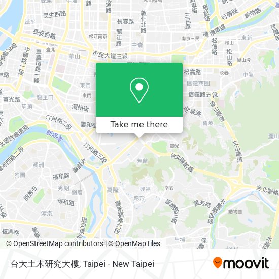 台大土木研究大樓 map