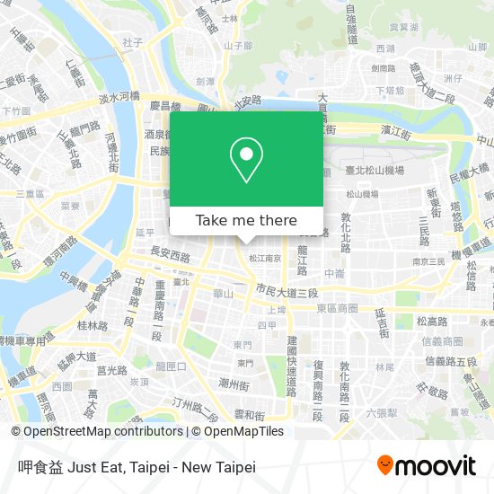 呷食益 Just Eat map