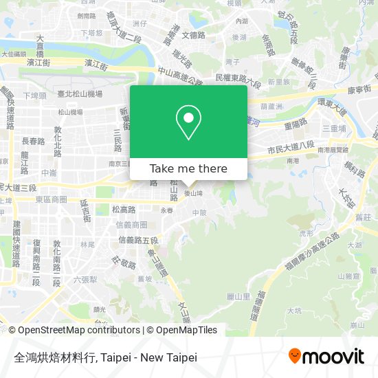 全鴻烘焙材料行地圖