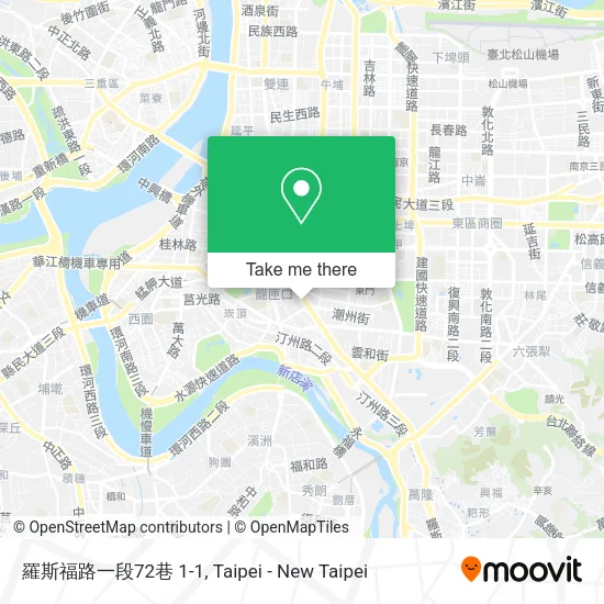羅斯福路一段72巷 1-1地圖