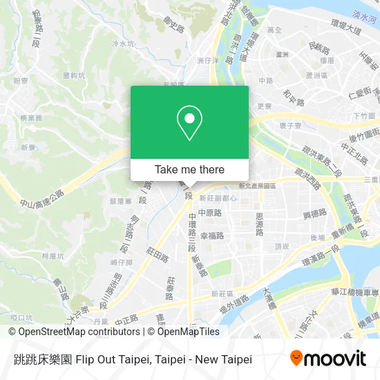 跳跳床樂園 Flip Out Taipei地圖