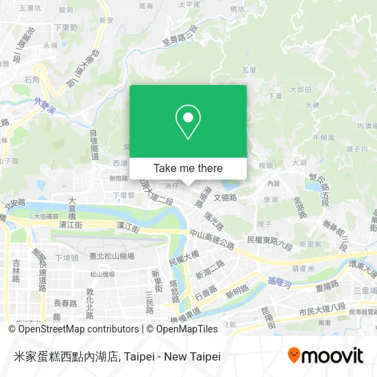 米家蛋糕西點內湖店地圖