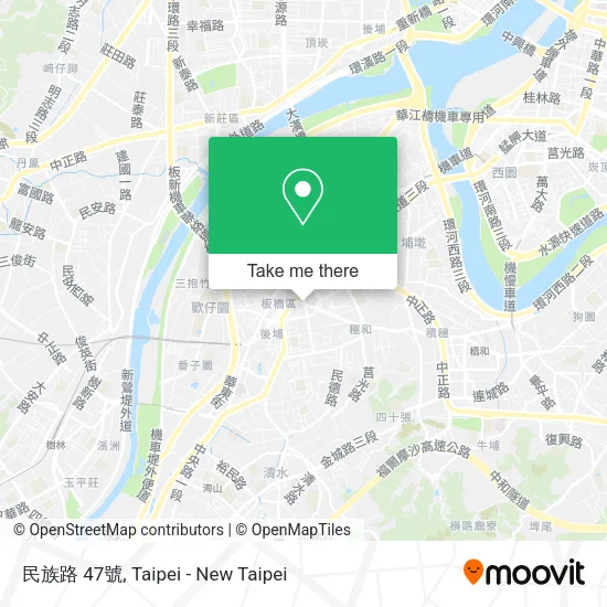 民族路 47號地圖