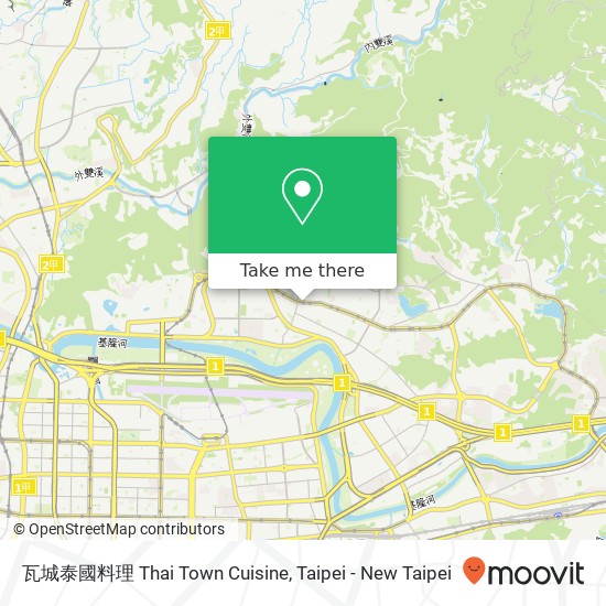 瓦城泰國料理 Thai Town Cuisine map