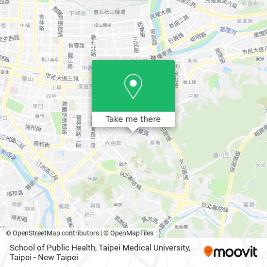 School of Public Health, Taipei Medical University地圖