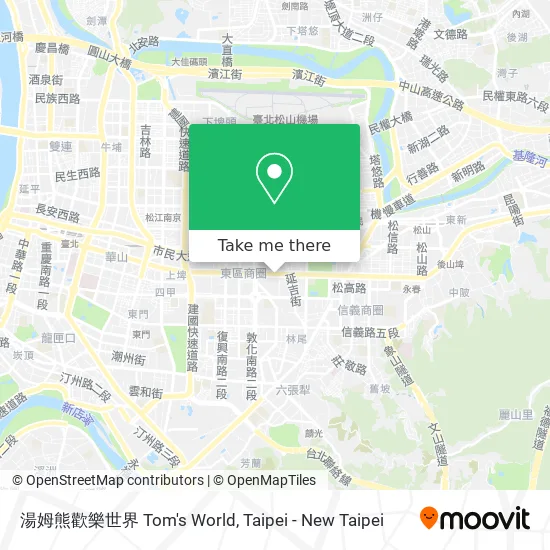 湯姆熊歡樂世界 Tom's World map