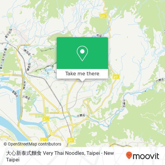 大心新泰式麵食 Very Thai Noodles map