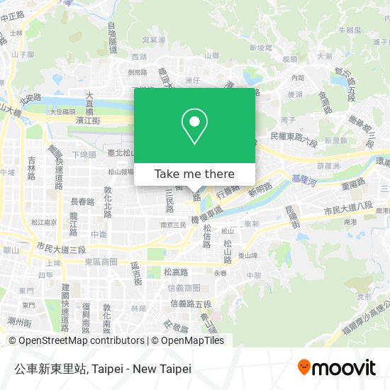 公車新東里站 map