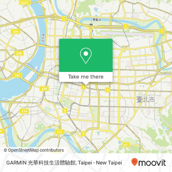 GARMIN 光華科技生活體驗館 map