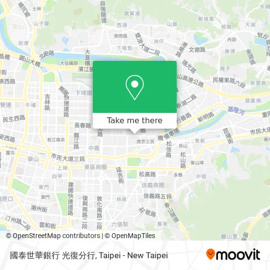 國泰世華銀行 光復分行 map