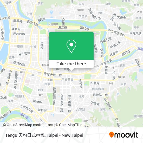 Tengu 天狗日式串燒 map