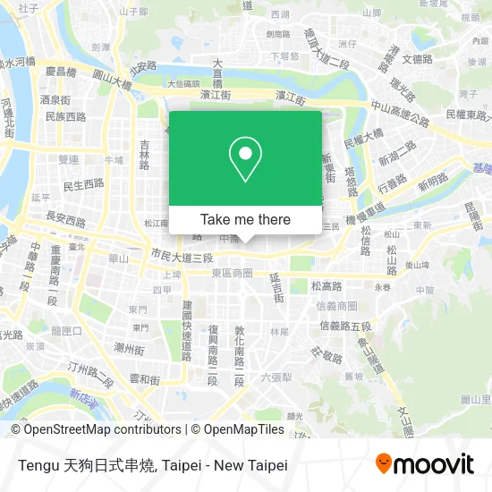 Tengu 天狗日式串燒地圖