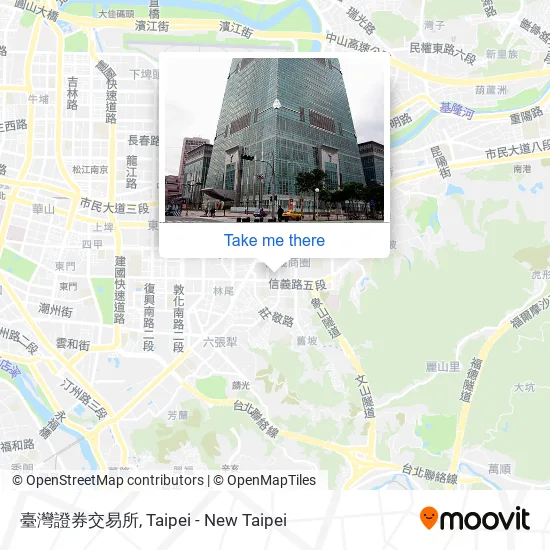 臺灣證券交易所地圖